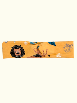 Yellow Lions Adult's Twist Headband