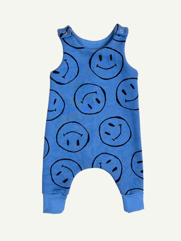 Blue Smells Like Kid Spirit Baby and Children's Romper