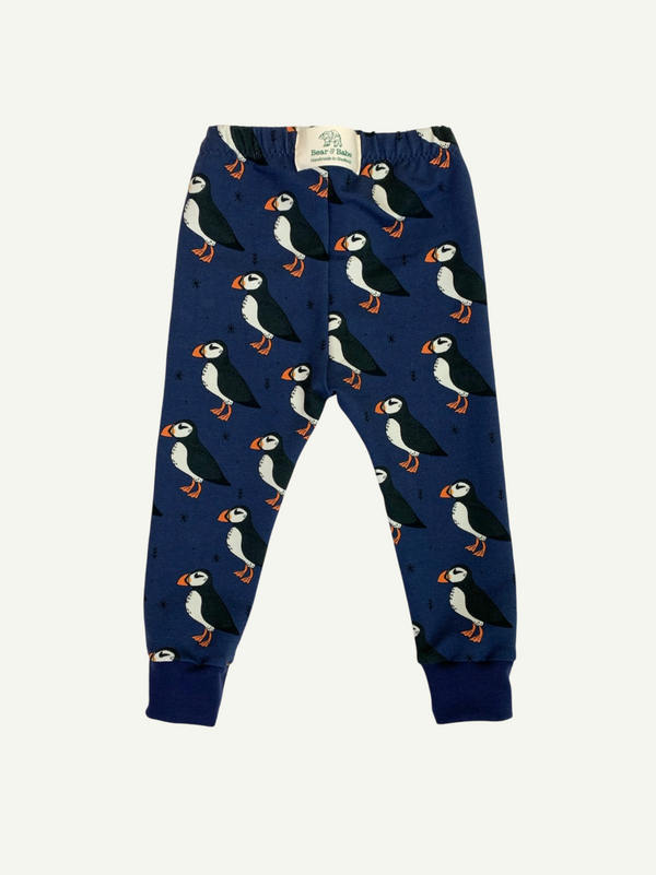 Blue Puffins Baby and Children's Leggings