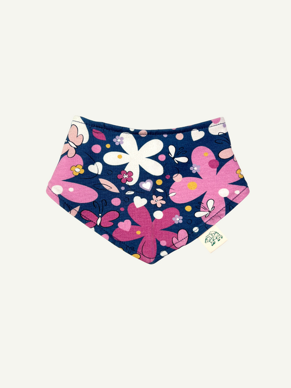 Midnight Luna Floral Baby and Children's Bib