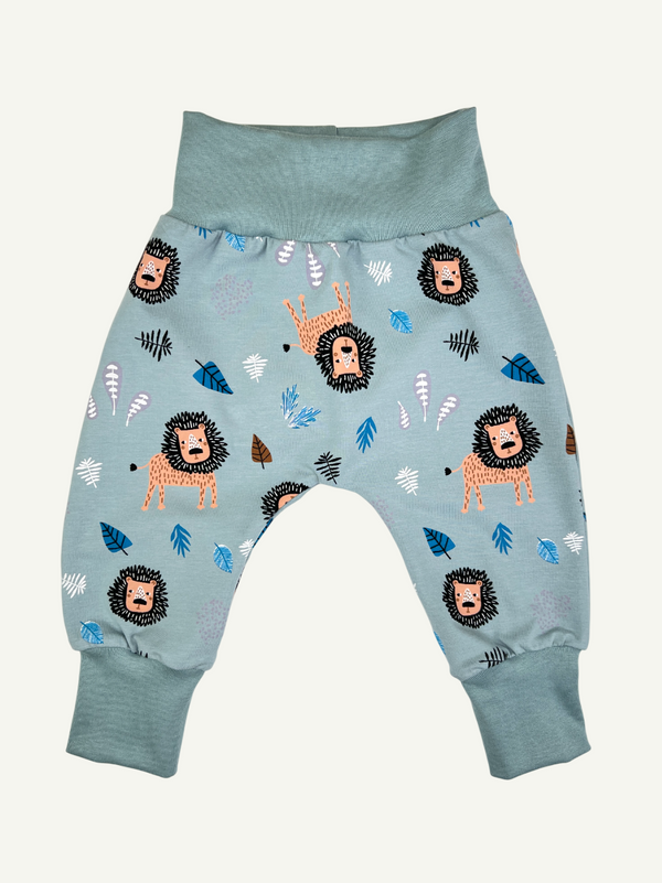 Mint Lions Baby and Children's Harem Pants