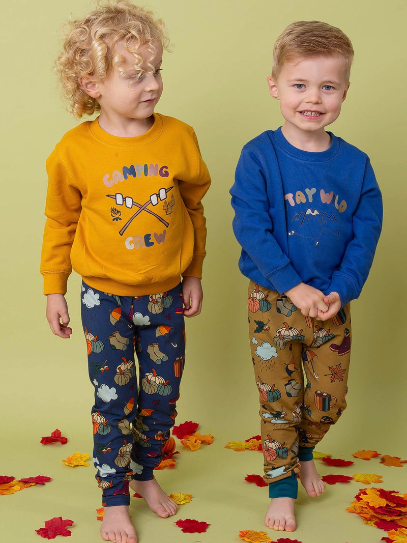 Ochre Autumn Days Baby and Children's Leggings