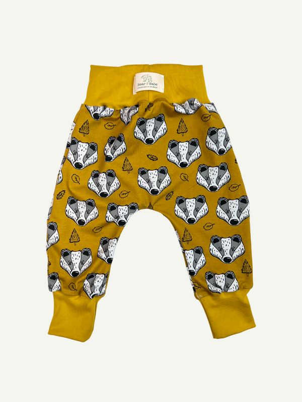 Ochre Badgers Baby and Children's Harem Pants