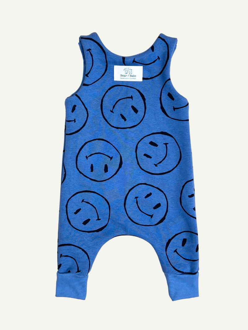 Blue Smells Like Kid Spirit Baby and Children's Romper