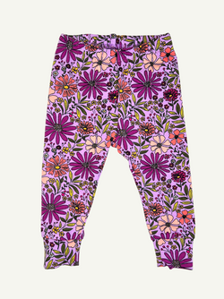 Purple Bloom Baby and Children's Leggings