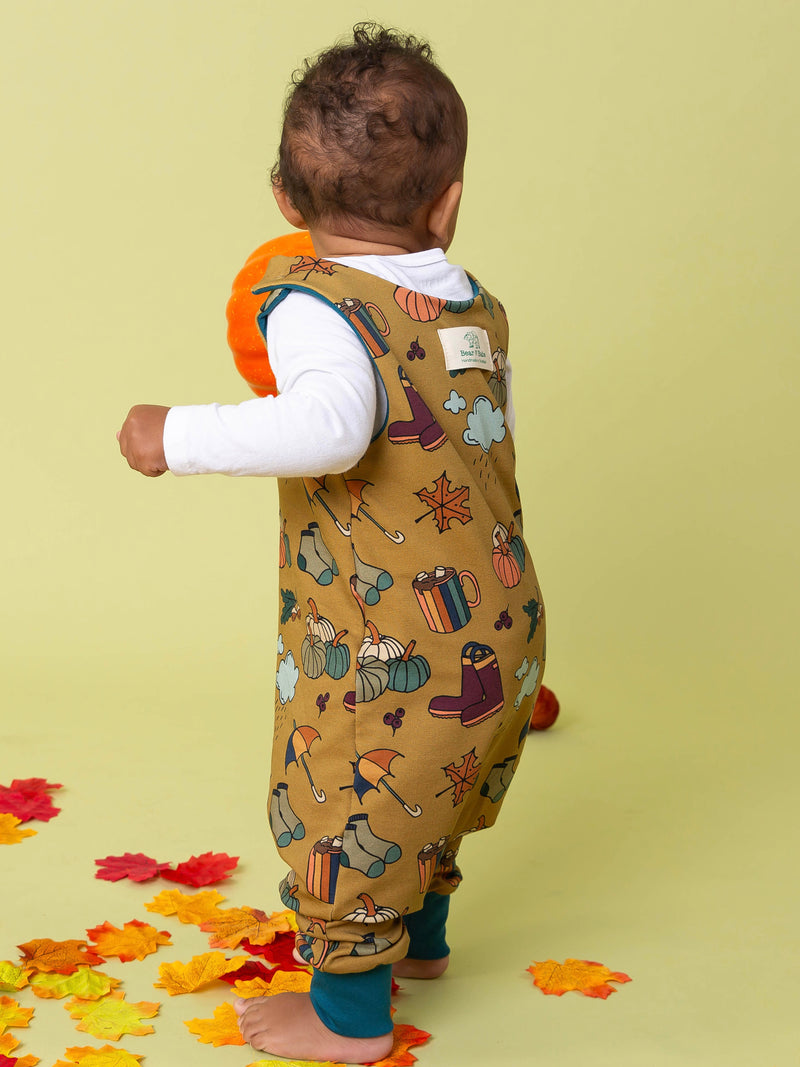 Ochre Autumn Days Baby and Children's Romper