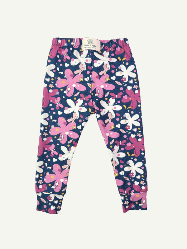 Luna Floral Baby and Children's Leggings