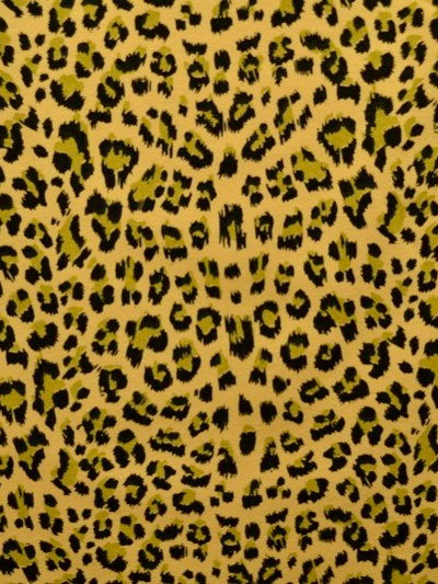 Yellow Leopard Print Adult's Snood