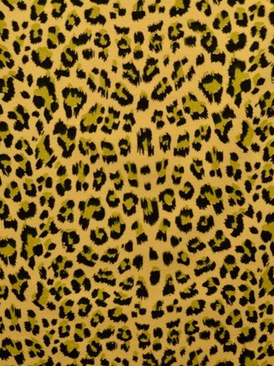 Yellow Leopard Print Baby and Children's Bib