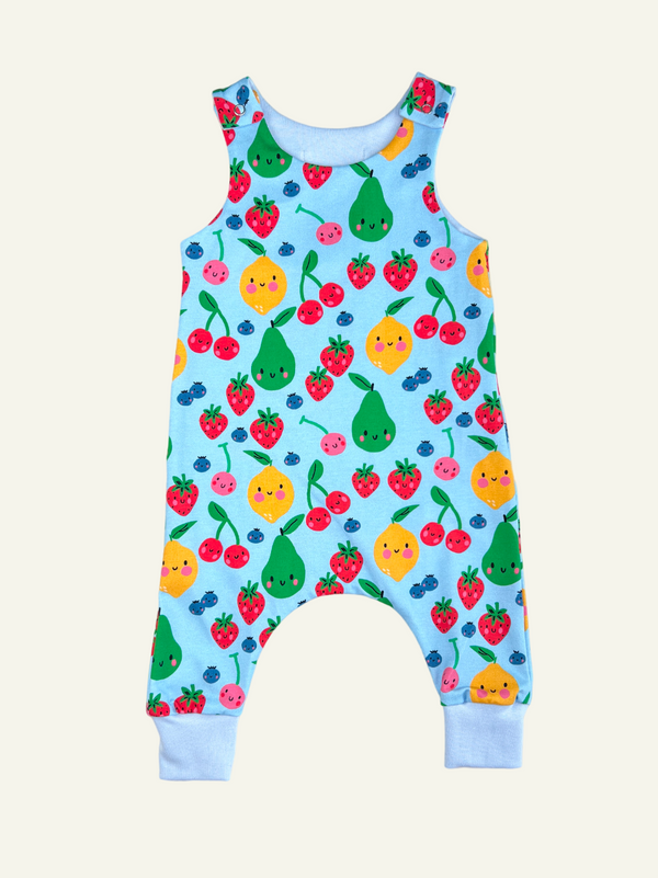 Blue Fruits Baby and Children's Romper