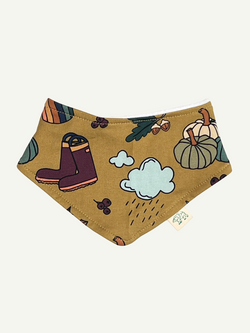 Ochre Autumn Days Baby and Children's Bib