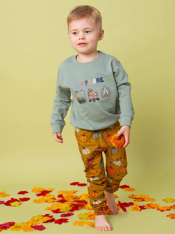 Ochre Pumpkins Baby and Children's Leggings