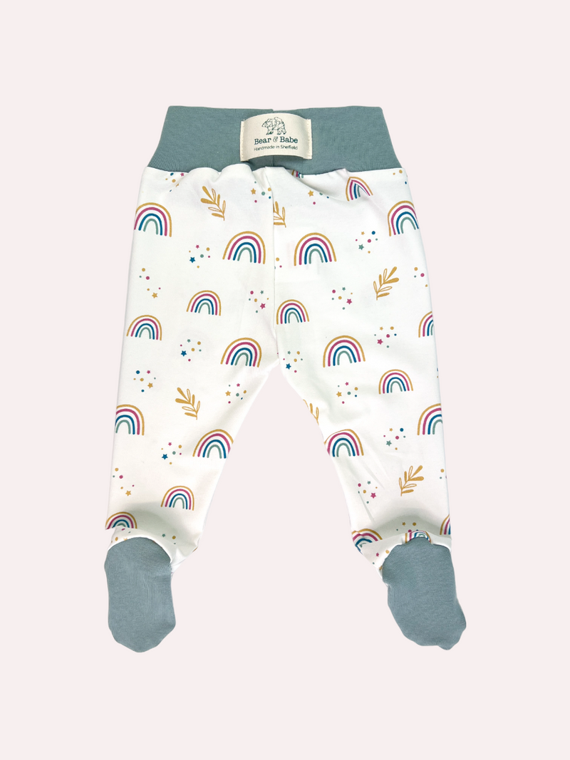 Rainbows Baby and Children's Footed Leggings