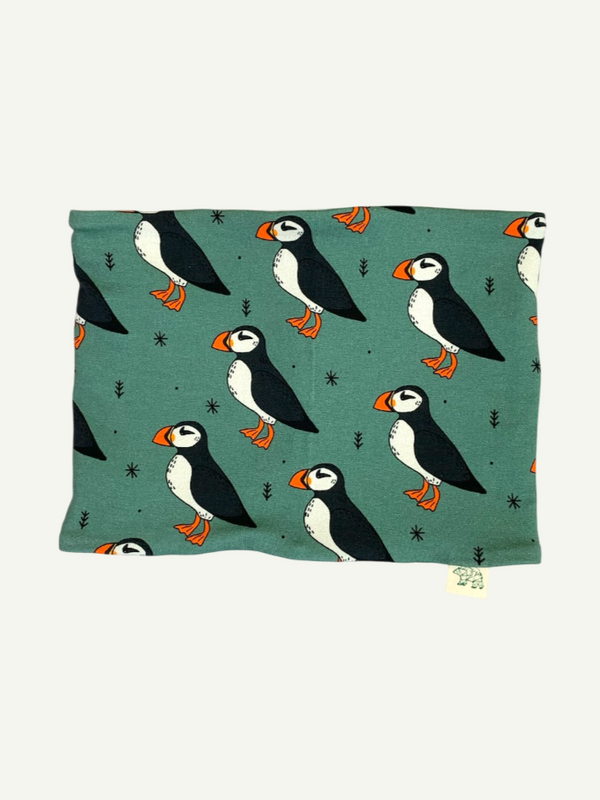 Green Puffins Adult's Snood