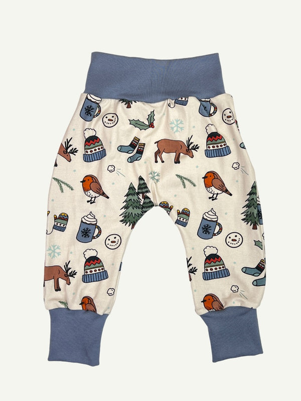 Christmas 12-18 Months Baby and Children's Harem Pants, Variety of Prints (Ready to Ship)