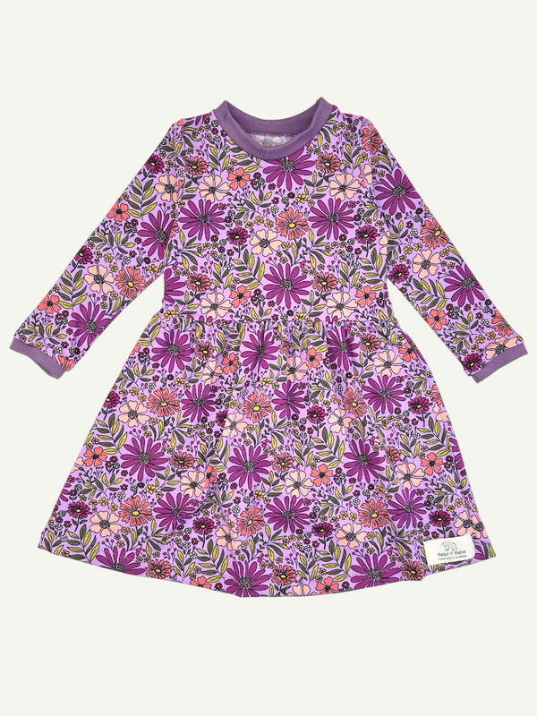 Purple Bloom Baby and Children's Dress