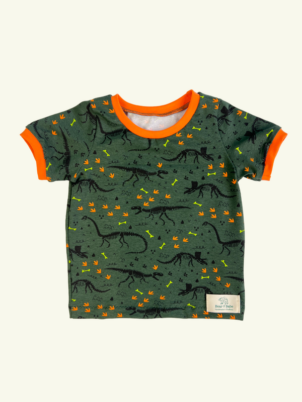 Dino Bones Baby and Children's T-shirt