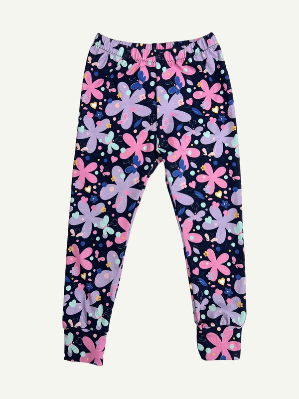 Midnight Luna Floral Baby and Children's Leggings