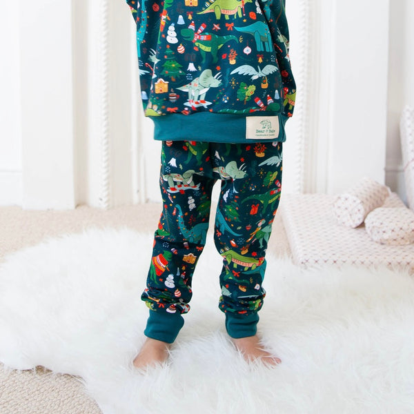 Christmas Dinosaurs Baby and Children's Leggings