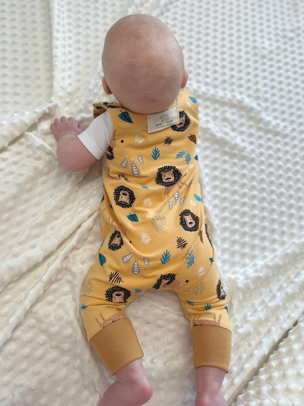 Yellow Lions Baby and Children's Romper