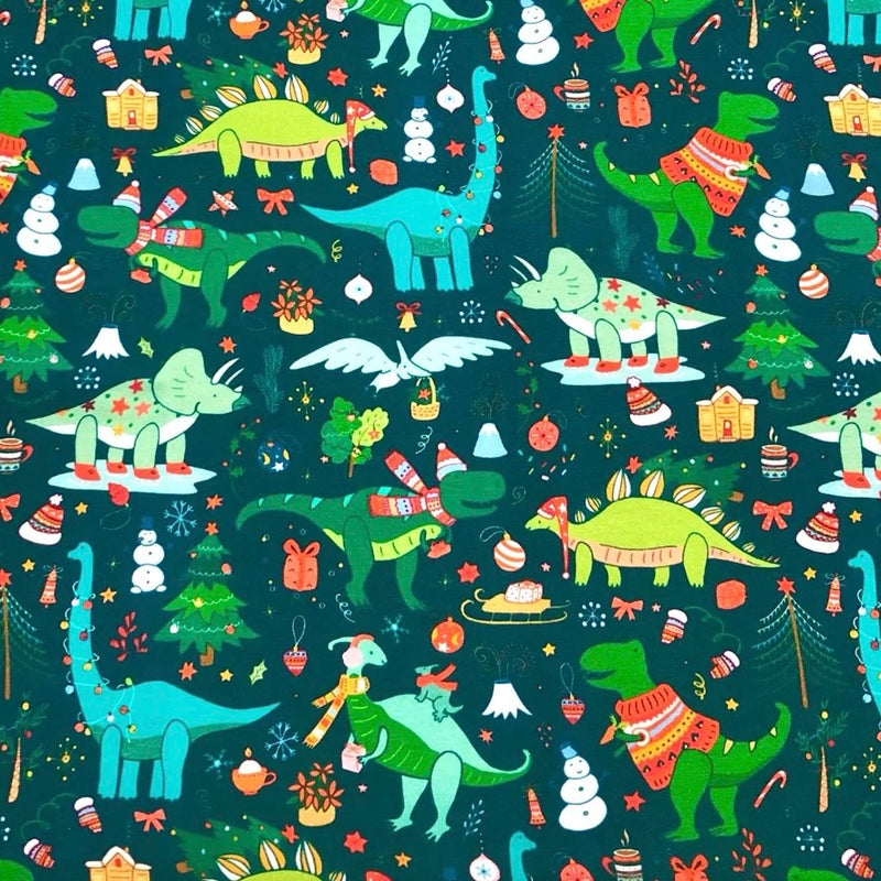 Christmas Dinos Baby and Children's Dress