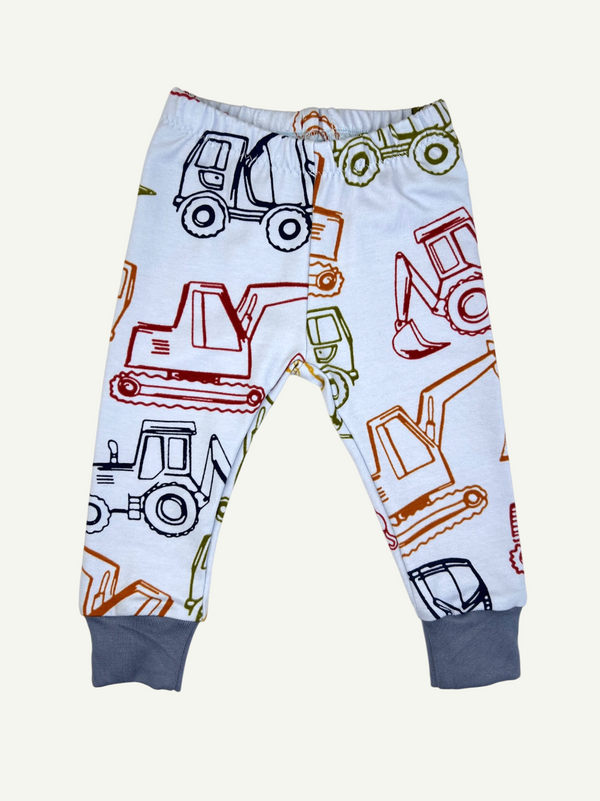 Blue Construction Site Baby and Children's Leggings