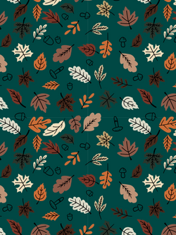 Green Autumn Leaves Baby and Children's Dress