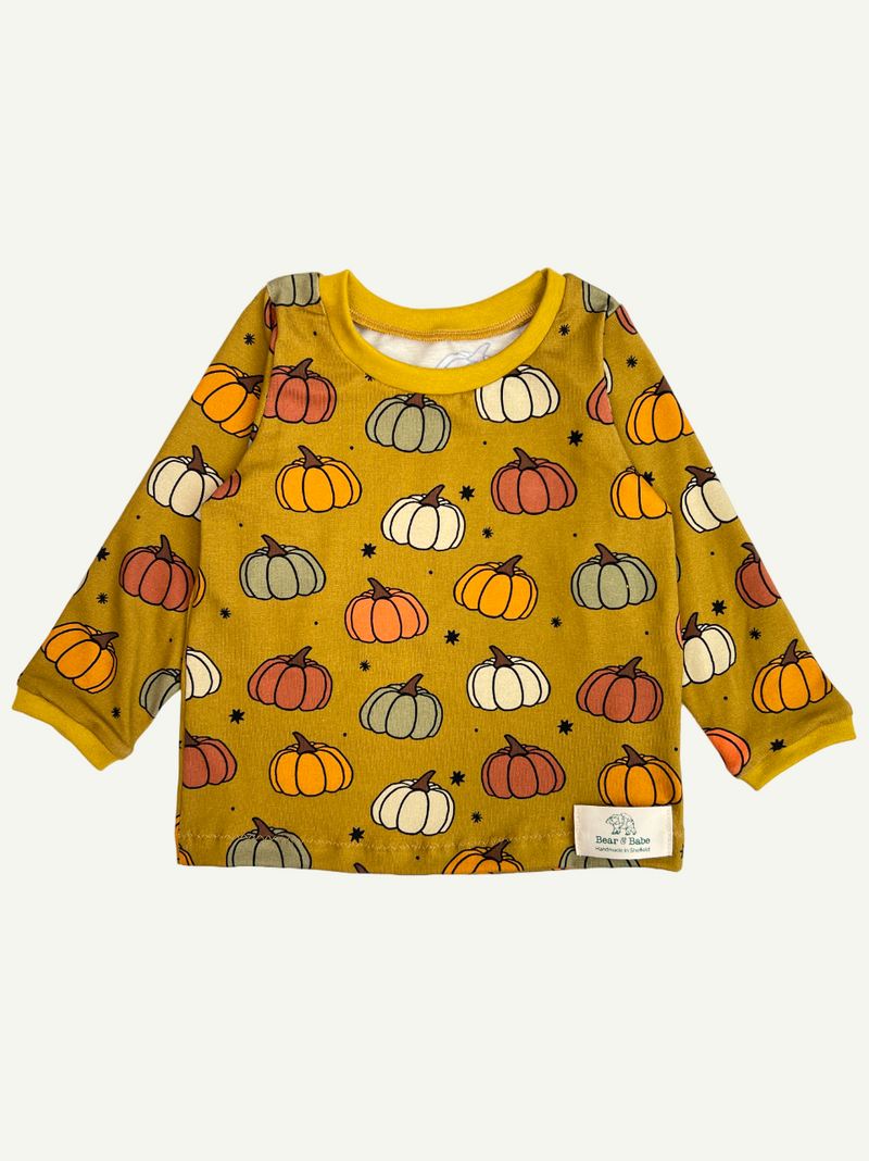 Ochre Pumpkins Baby and Children's Long Sleeved Tee