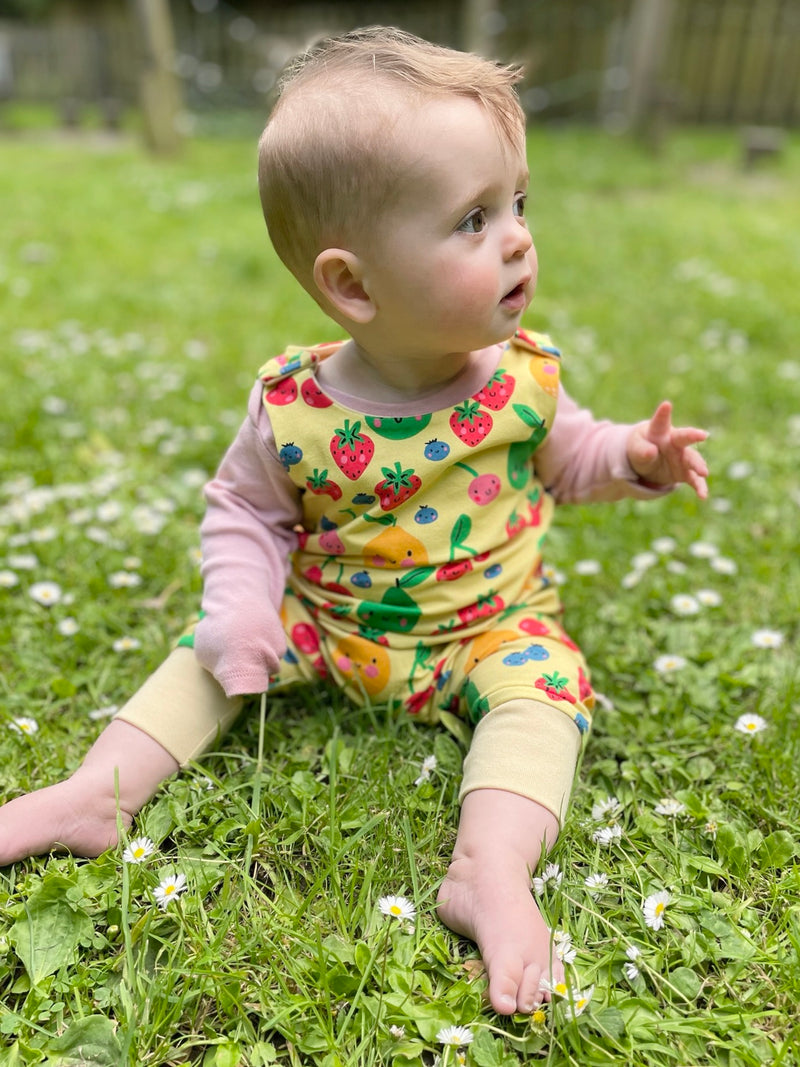 Yellow Fruits Baby and Children's Romper