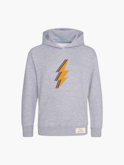 Grey Lightning Bolt Children's Hoodie