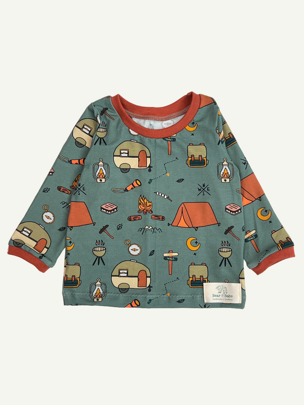 Camping Crew Baby and Children's Long Sleeved Tee