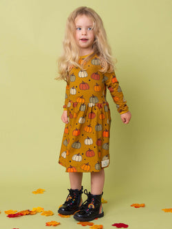 Ochre Pumpkins Baby and Children's Dress