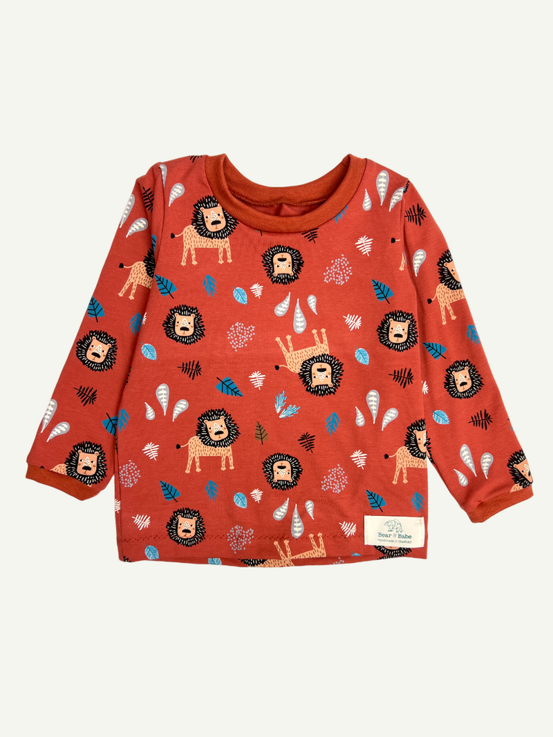 Rust Lions Baby and Children's Long Sleeved Tee