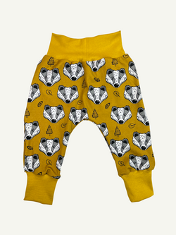 Ochre Badgers Baby and Children's Harem Pants