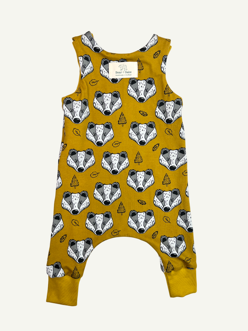 Ochre Badgers Baby and Children's Romper