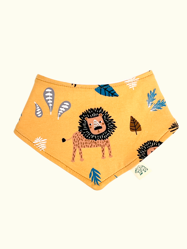 Yellow Lions Baby and Children's Bib