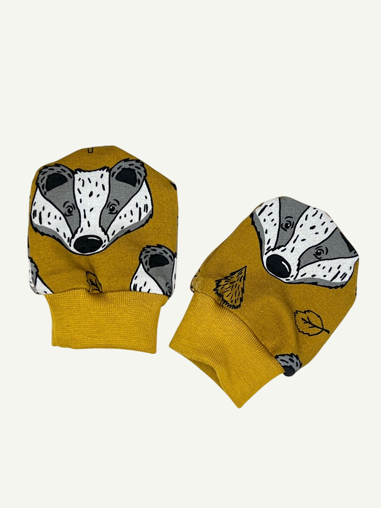 Ochre Badgers Newborn Baby Set