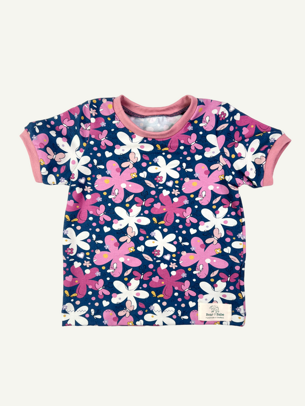 Luna Floral Baby and Children's T-shirt