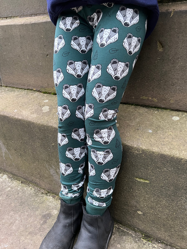 Green Badgers Baby and Children's Leggings