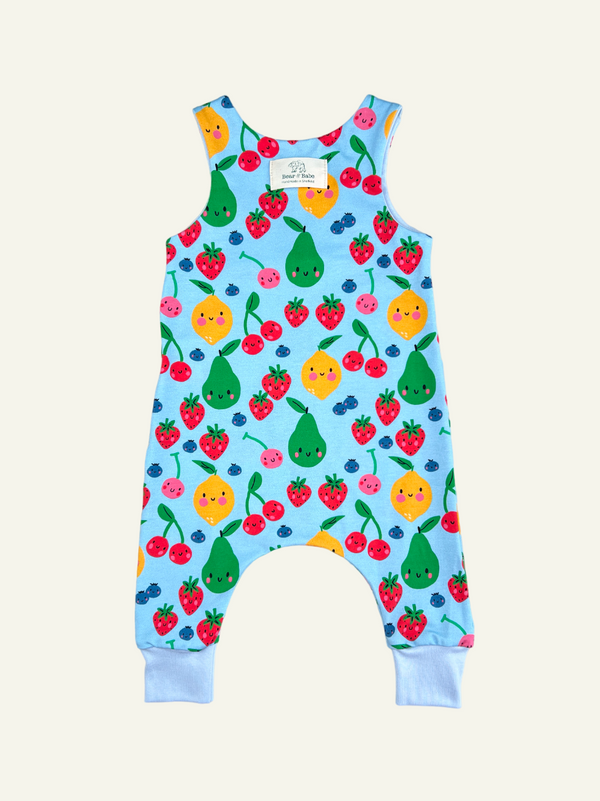 Blue Fruits Baby and Children's Romper