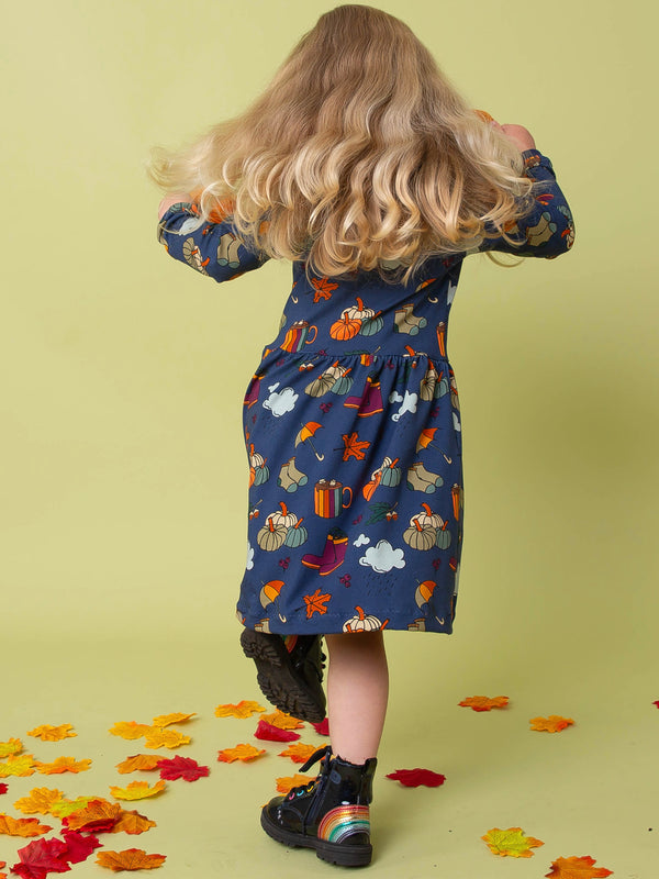 Blue Autumn Days Baby and Children's Dress