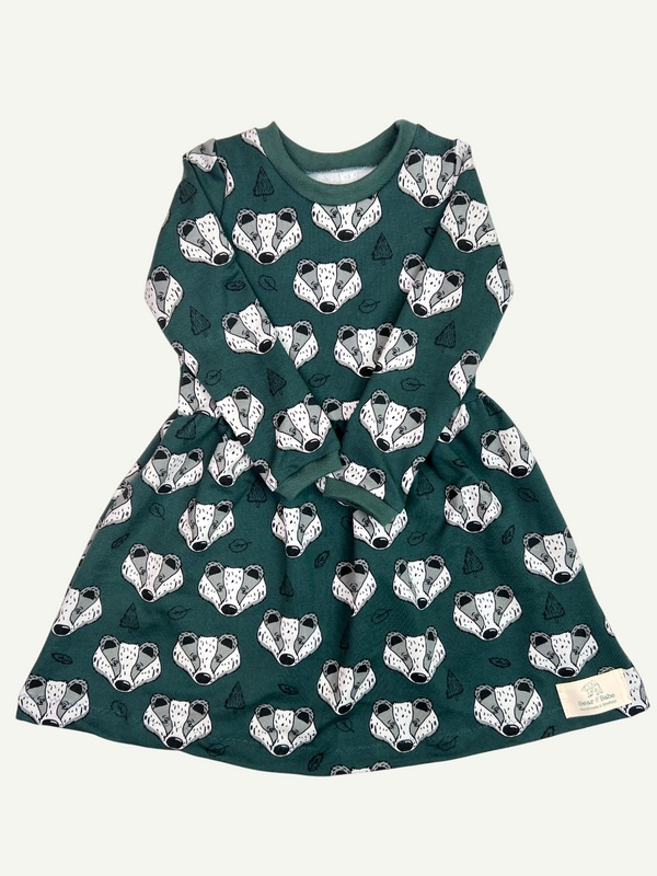 Green Badgers Baby and Children's Dress