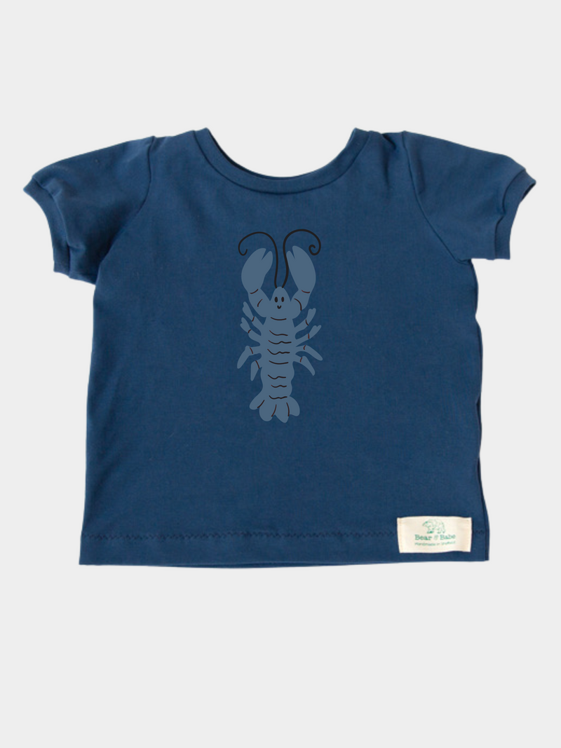 Blue Lobster Baby and Children's T-shirt