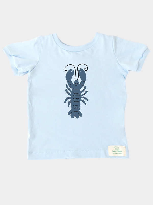 Blue Lobster Baby and Children's T-shirt