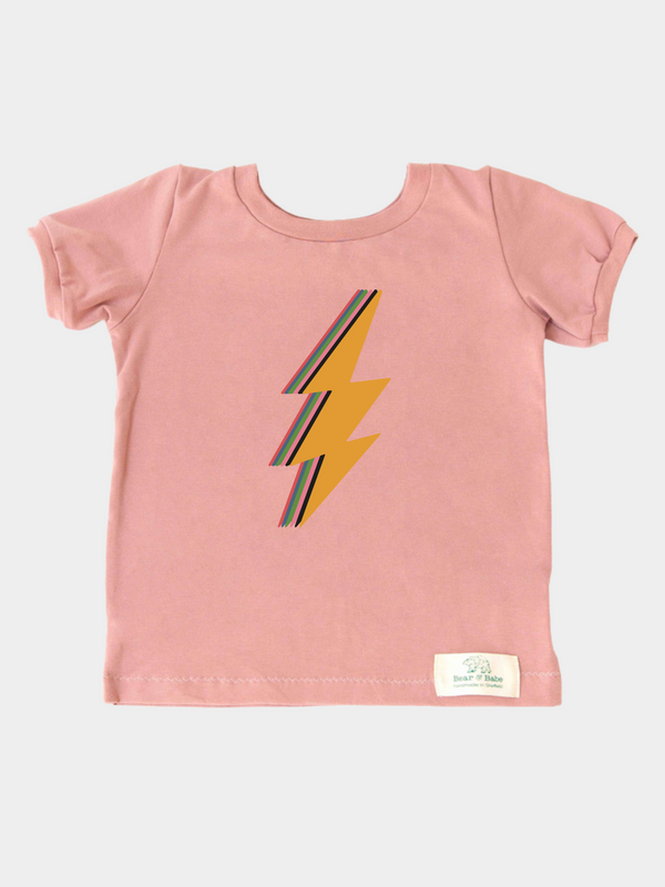 Lightning Bolt Baby and Children's T-shirt