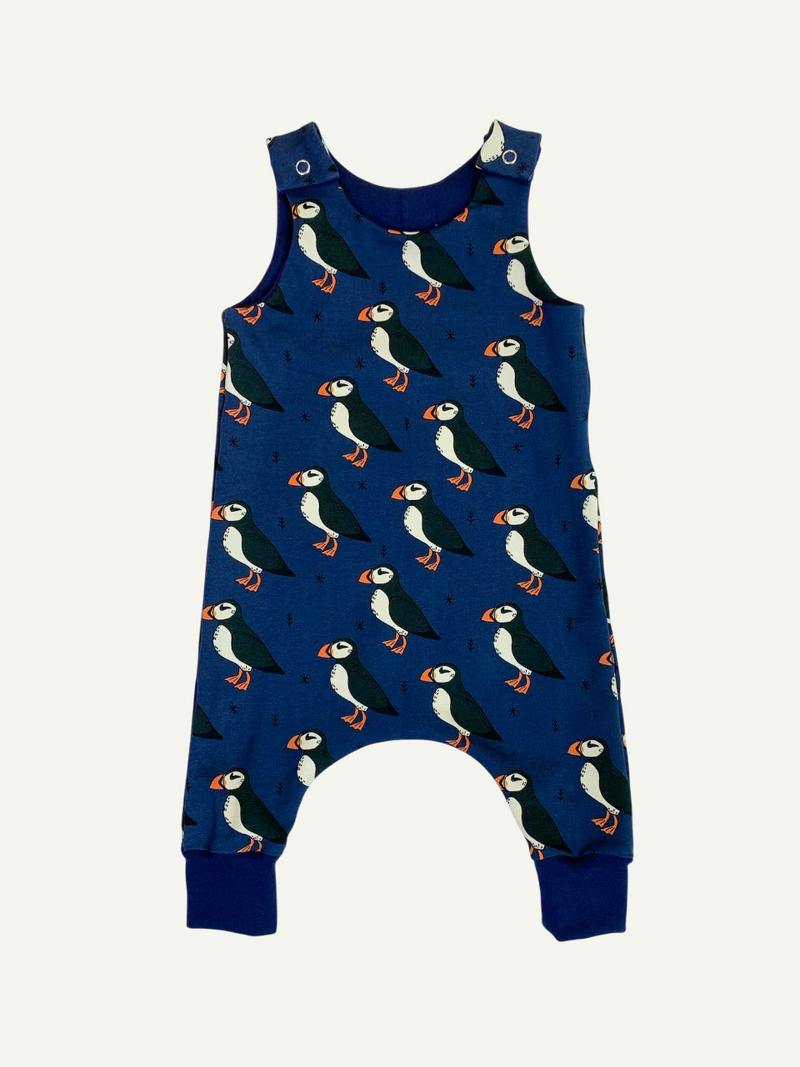 Blue Puffins Baby and Children's Romper