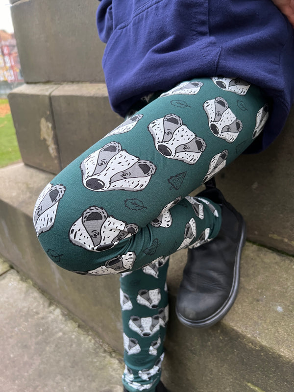 Green Badgers Baby and Children's Leggings