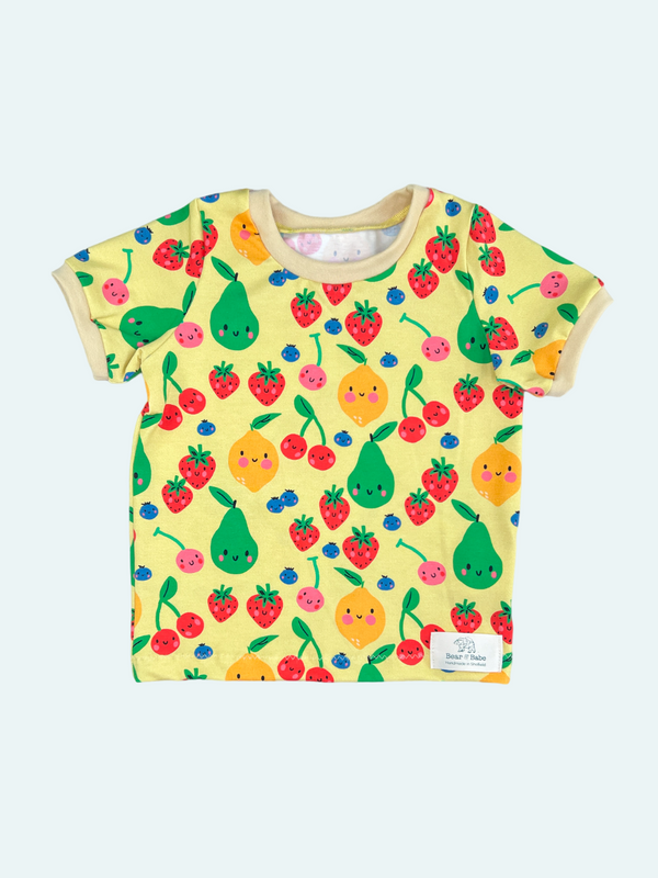 Yellow Fruits Baby and Children's T-shirt