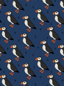 Blue Puffins Baby and Children's Footed Leggings