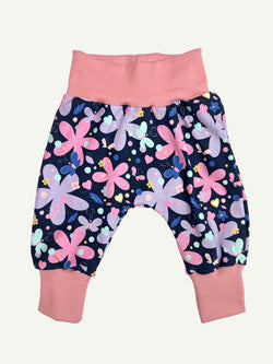 Midnight Luna Floral Baby and Children's Harem Pants